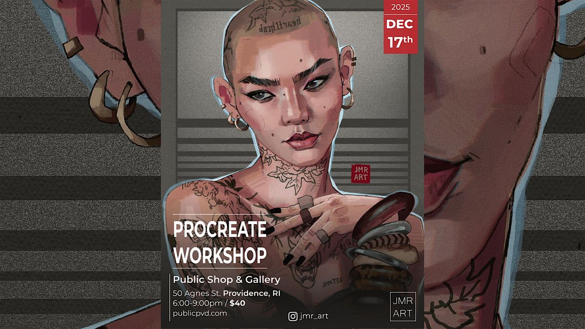 Procreate Workshop with JMR Art, 17 December | Event in Providence | AllEvents