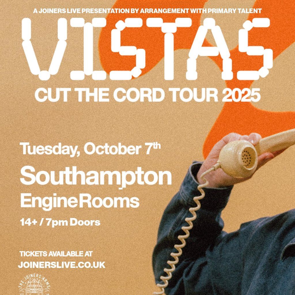 Vistas, 7 October | Event in Southampton | AllEvents