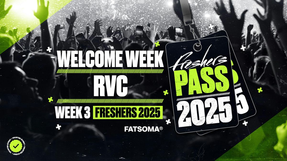 RVC Freshers Pass 2025 - ON SALE NOW!, 28 September | Event in London | AllEvents