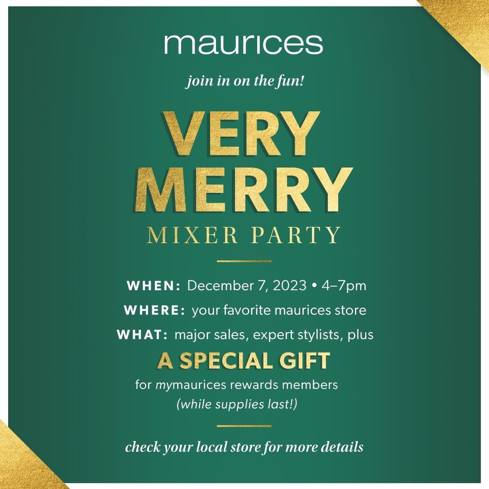 VERY MERRY MIXER!! , Maurices (Phoenix, AZ), Scottsdale, December 7