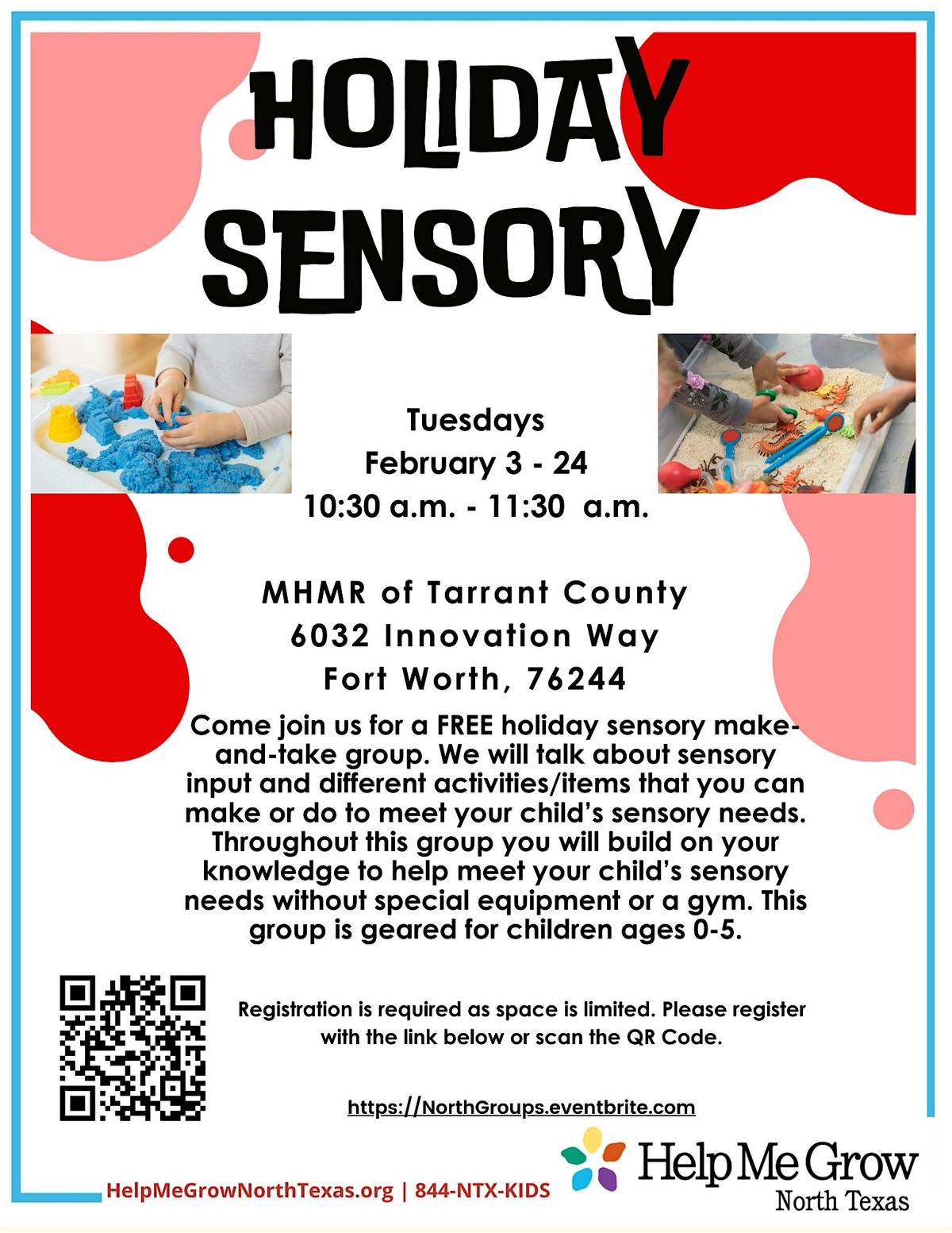 Face to Face Holiday Sensory Group - North Center