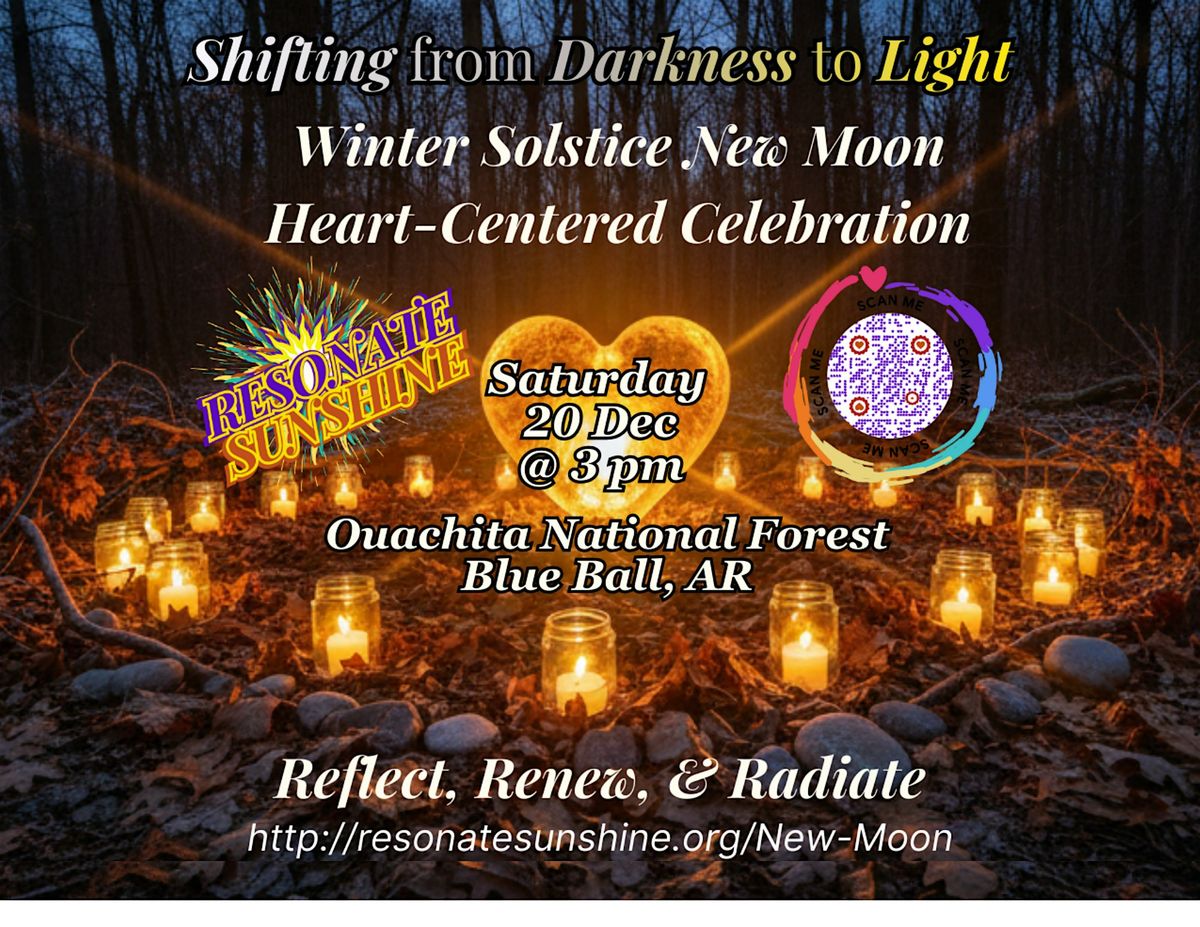 Shifting from Darkness to Light: Winter Solstice New Moon Celebration, 20 December | Event in Danville | AllEvents