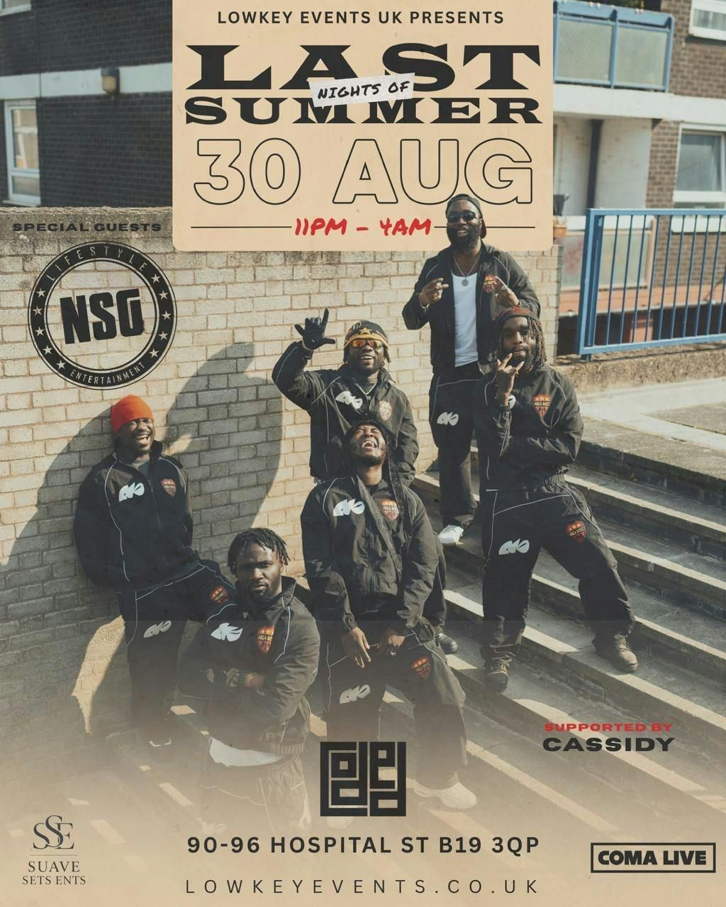 LAST NIGHTS OF SUMMER | HOSTED BY NSG, 30 August | Event in Birmingham | AllEvents