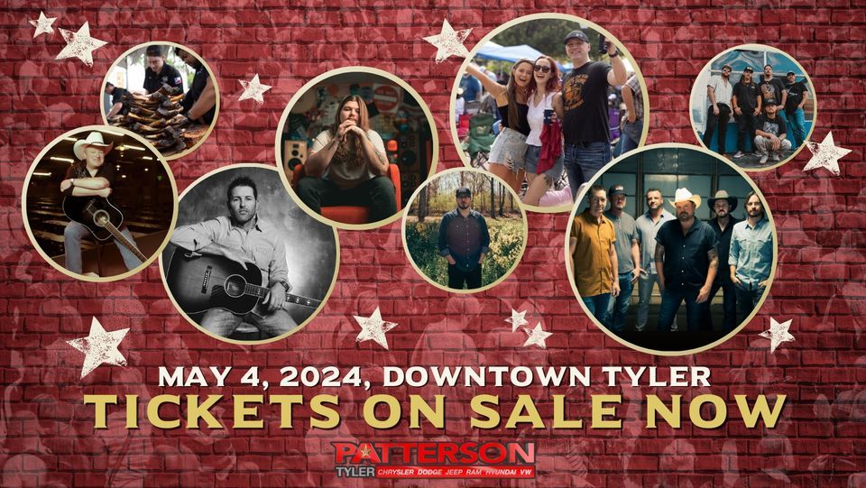 2025 Red Dirt BBQ & Music Festival, The Square in Downtown Tyler, May 4