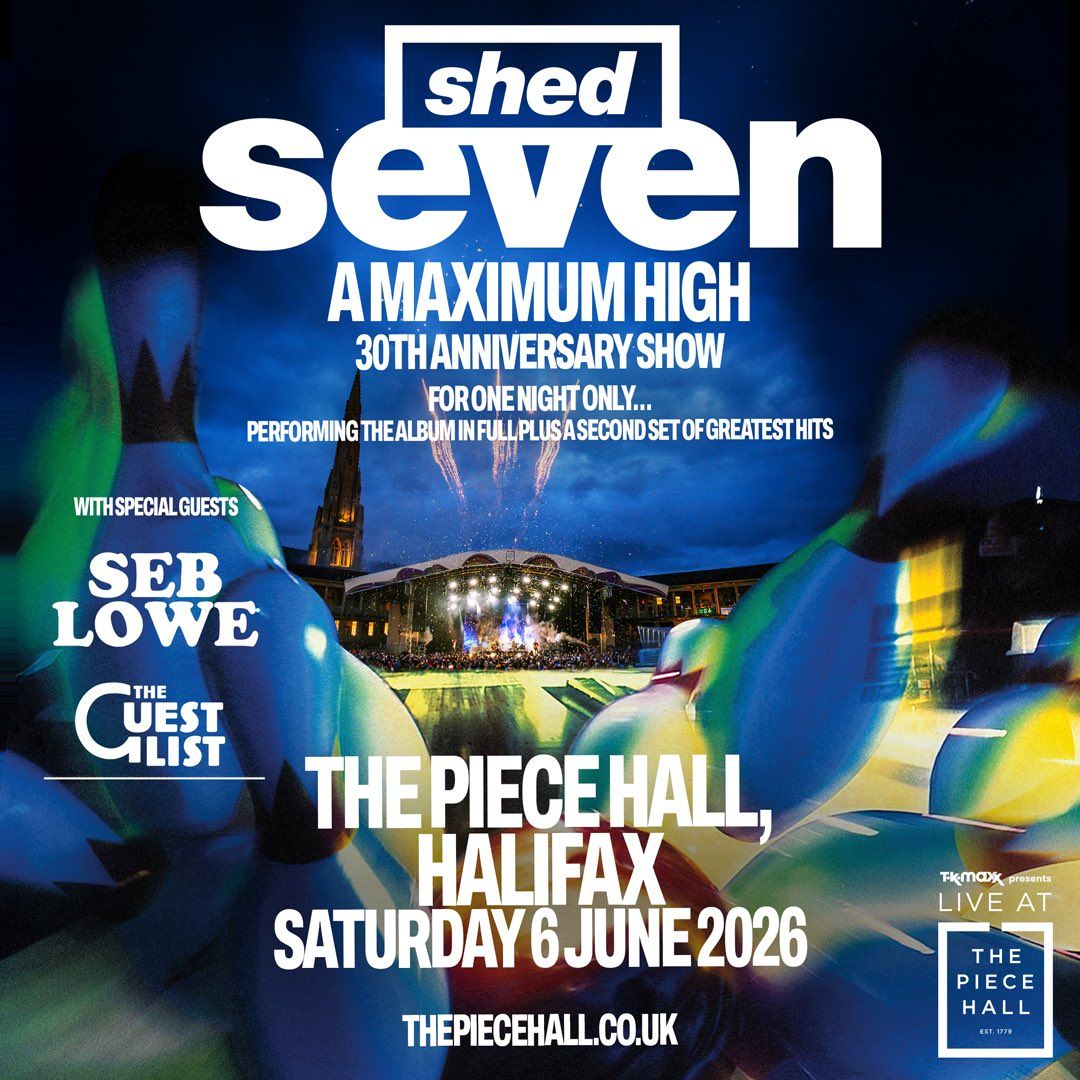 Shed Seven Halifax Tickets, 6 June | Event in Halifax | AllEvents