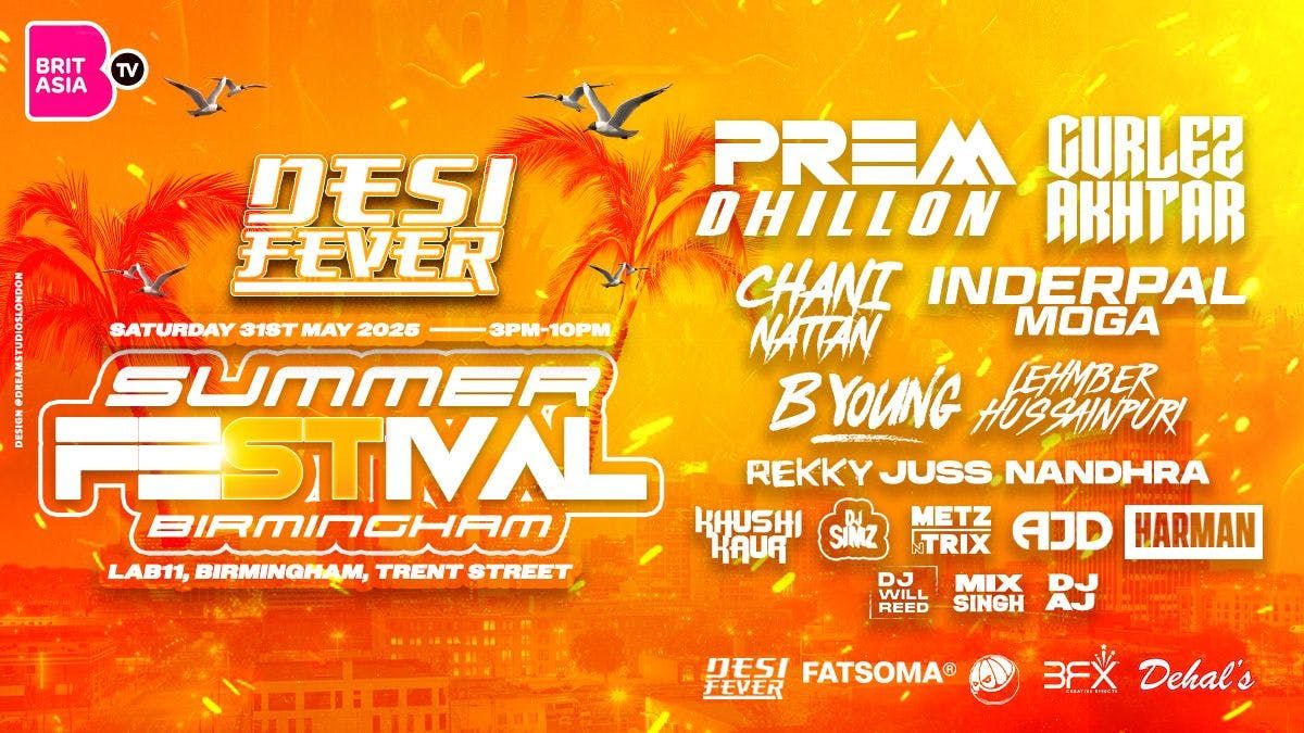 Desi Fever: UK Punjabi Summer Festival, 31 May | Event in Birmingham | AllEvents