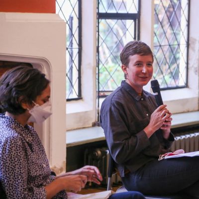 Institute for the Humanities & Social Sciences, QM logo