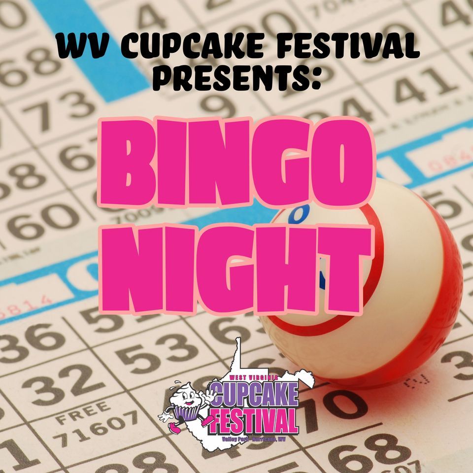 WV Cupcake Festival BINGO, Valley Park, WV, Hurricane, January 28 2023
