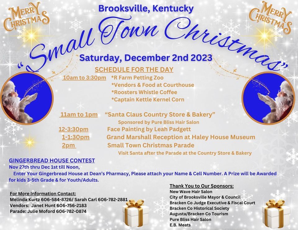 Small Town Christmas Brooksville KY, Brooksville, KY, December 2 2023