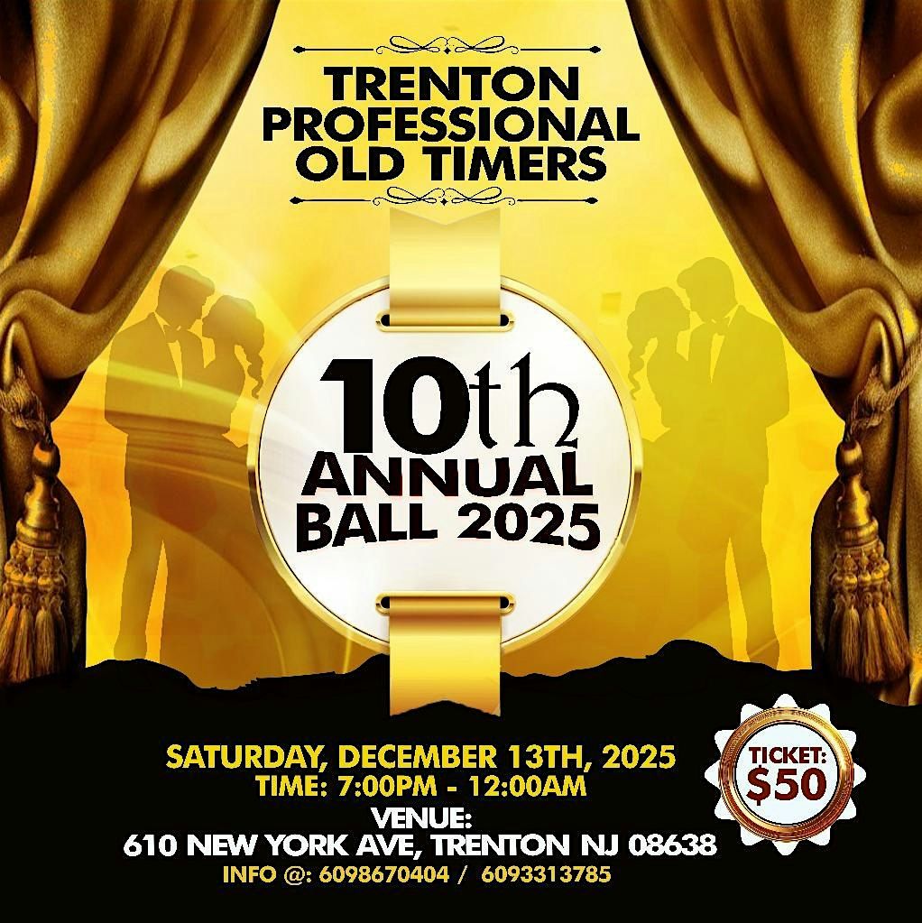 TRENTON PROFESSIONAL OLD-TIMERS  YEAR END BALL, 13 December | Event in Trenton | AllEvents