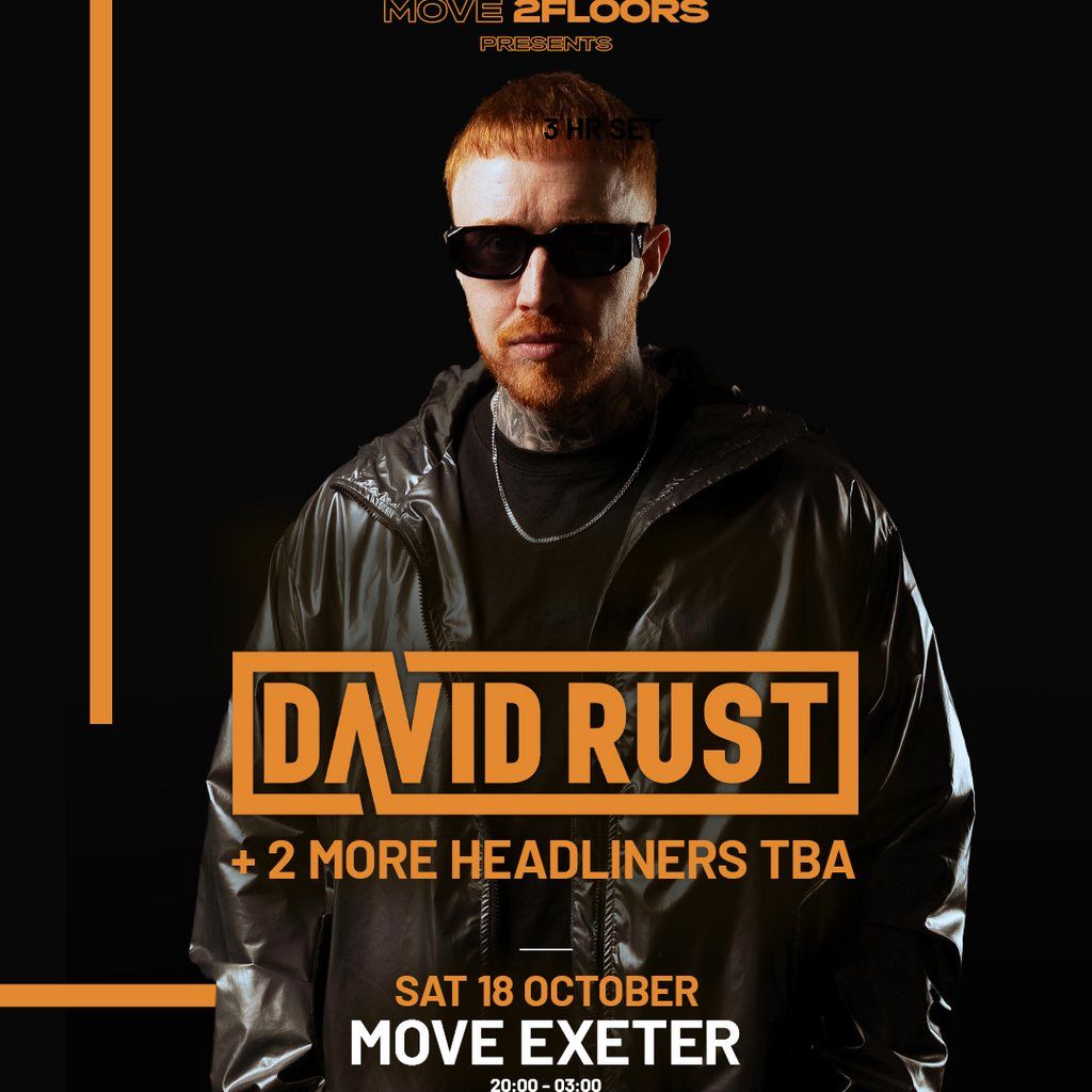 David Rust + More TBA - Exeter - 18.10.25, 18 October | Event in Exeter | AllEvents