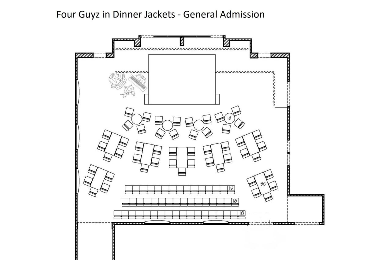 Four Guyz in Dinner Jackets at Ashwaubenon Performing Arts Center, 25 April | Event in Green Bay | AllEvents