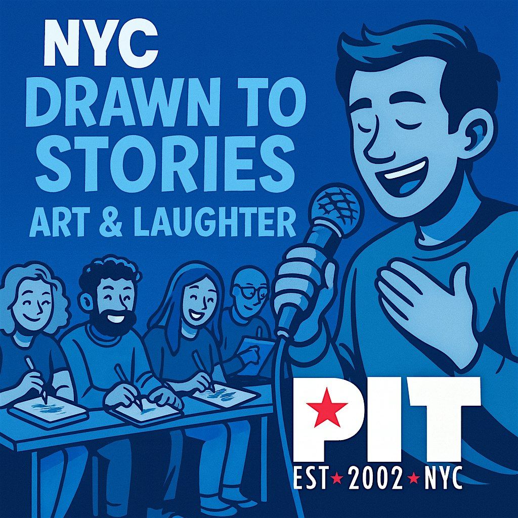 NYC Drawn to Stories - Art & Laughter, 5 December | Event in New York | AllEvents