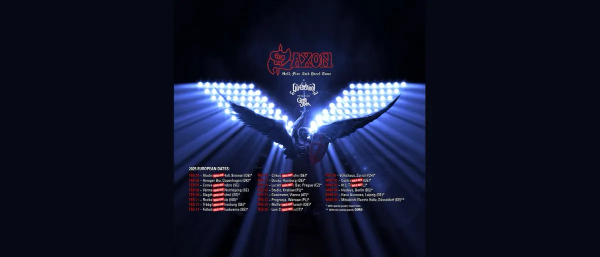 Saxon in Paris, 11 September | Event in Pantin | AllEvents