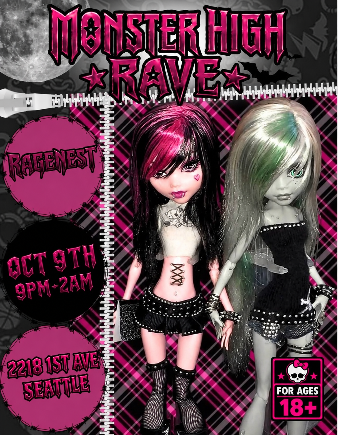 MONSTER HIGH RAVE