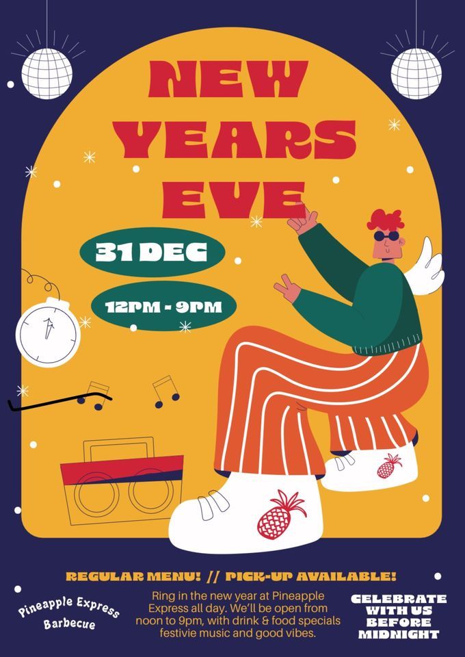 New Years Eve Pineapple Express Barbecue, Pineapple Express Barbecue