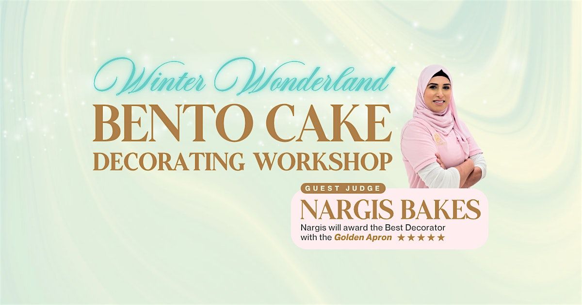 Pearls Tearoom Winter Wonderland Bento Cake Decorating Workshop with Nargis, 3 December | Event in Bradford