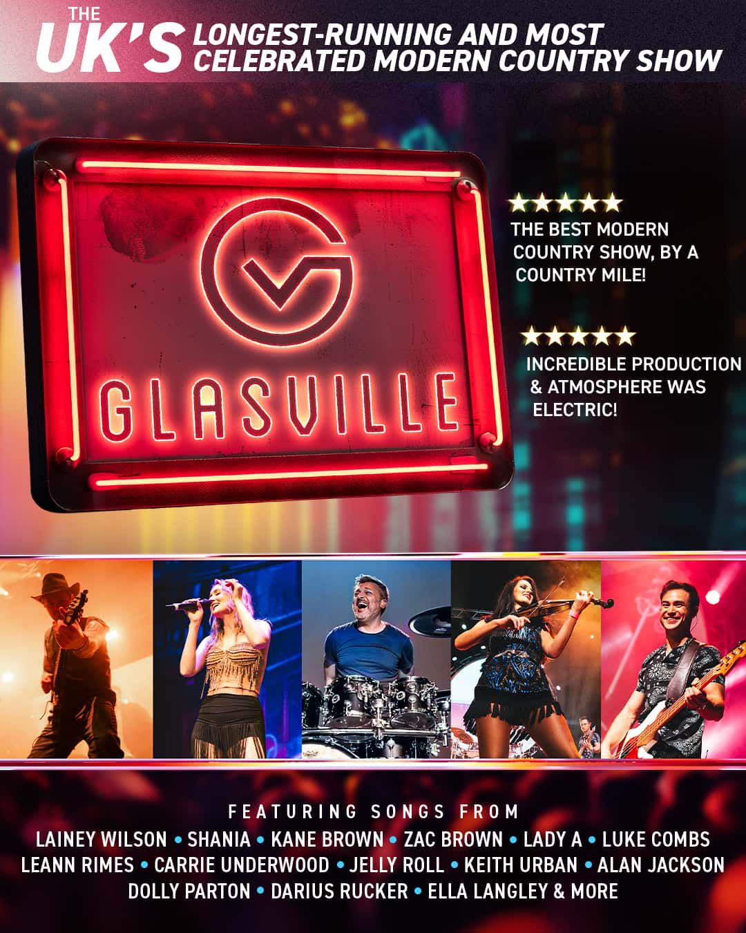 Glasville- A Night Of Modern Country Music at Alhambra Theatre - Dunfermline, 4 September | Event in Dunfermline