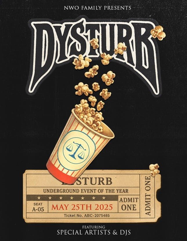 NWO Family: DYSTURB, 25 May | Event in Birmingham | AllEvents