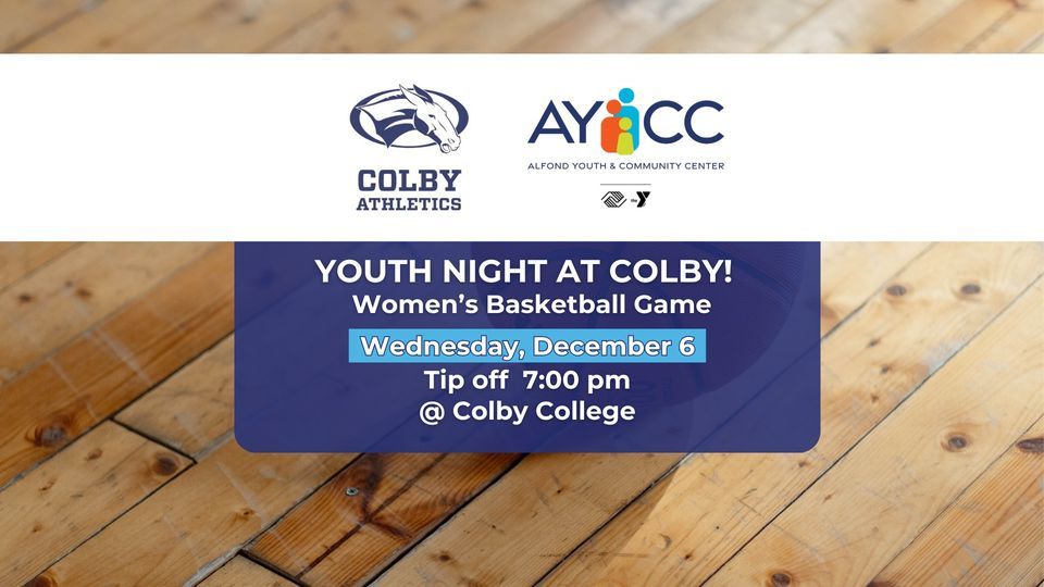 Youth Night At Colby Womens Basketball Colby College Shawmut