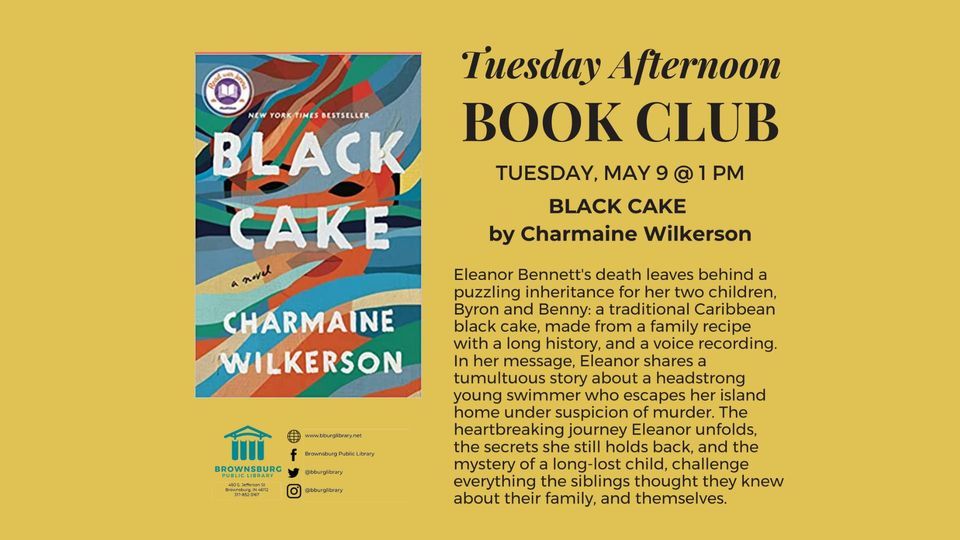 Tuesday Afternoon Book Group, Brownsburg Public Library, 9 May 2023