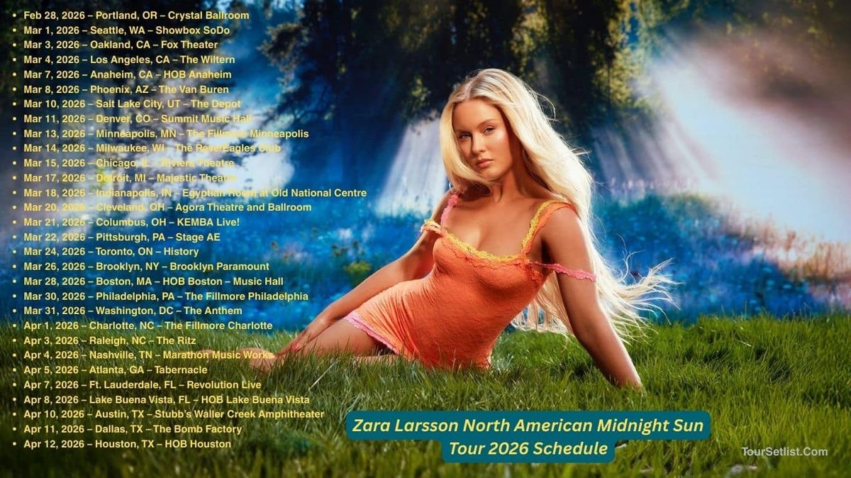 Zara Larsson, 9 April | Event in Austin | AllEvents