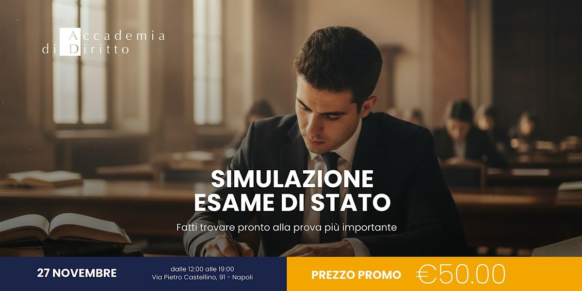 Simulazione d’esame con correzione live – Civile e Penale | Event in Napoli | AllEvents