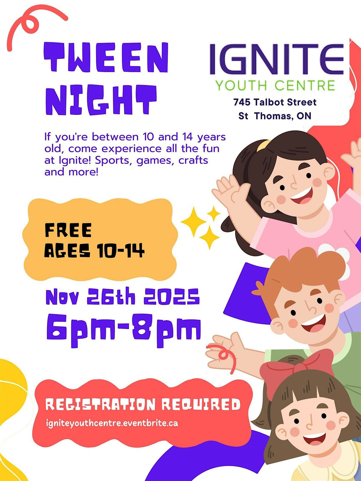 Tween Night- Ages 10-14 | Event in St. Thomas | AllEvents
