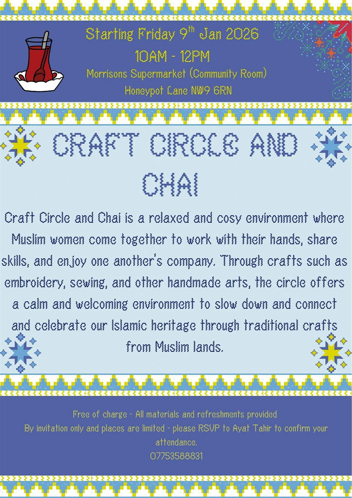 Craft Circle and Chai