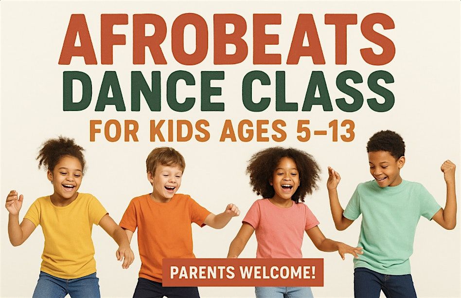 AFROBEATS BEGINNERS DANCE CLASS FOR KIDS AGES 5-13, 13 December | Event in College Park | AllEvents