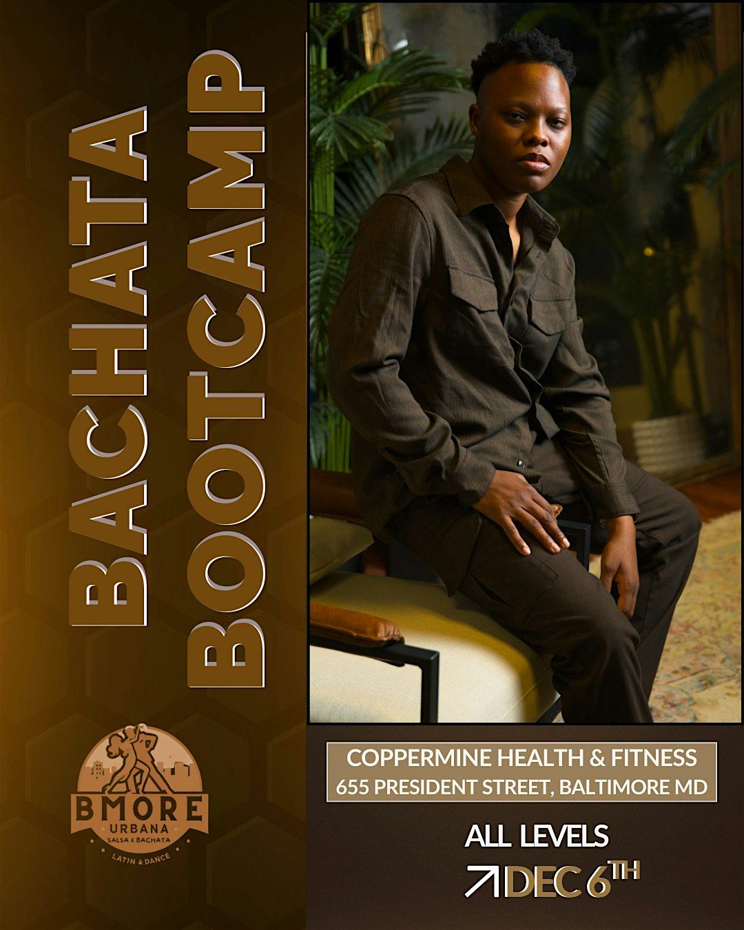 Bachata Bootcamp for Beginners + All-Level Movement Workshop, 6 December | Event in Baltimore | AllEvents