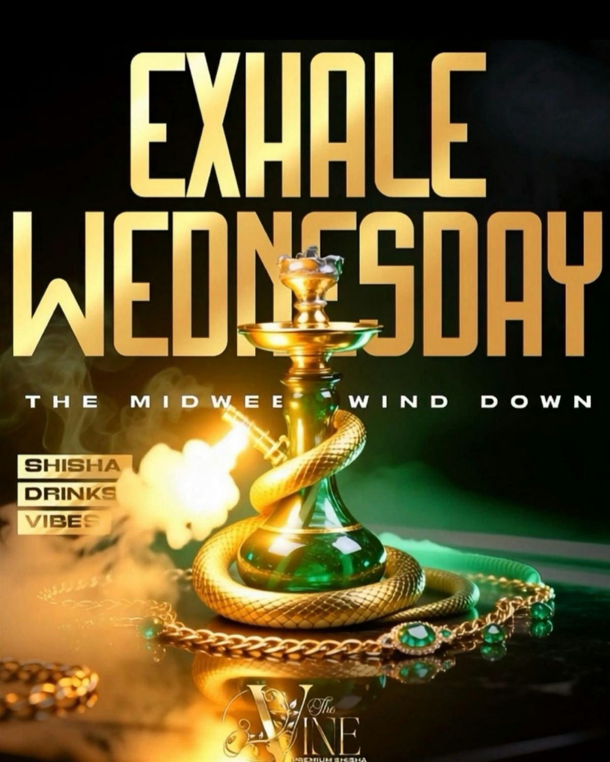 EXHALE WEDNESDAY ! 50% off all liquor! $10 hookah!, 10 December | Event in Charlotte | AllEvents
