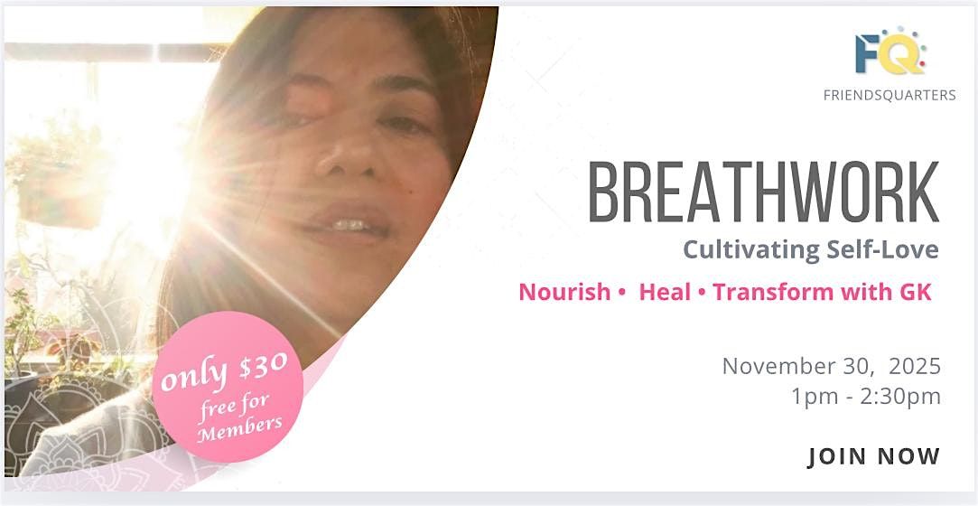 Breathwork to Cultivate Self-Love, 30 November | Event in Vancouver | AllEvents