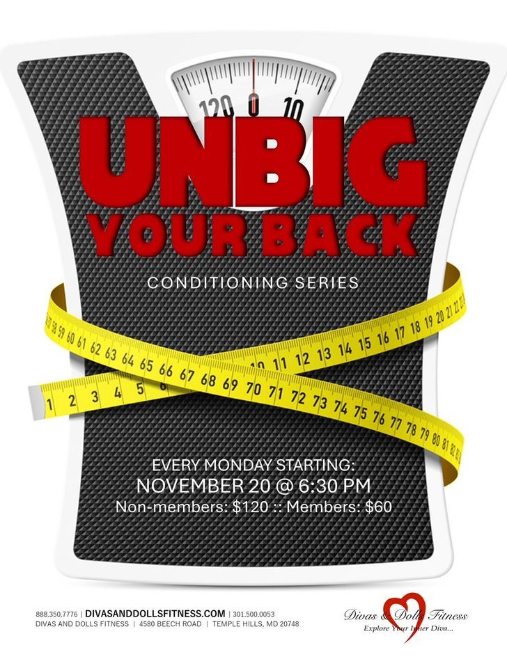 UnBig Your Back Conditioning 4-Week Series, Divas and Dolls Fitness