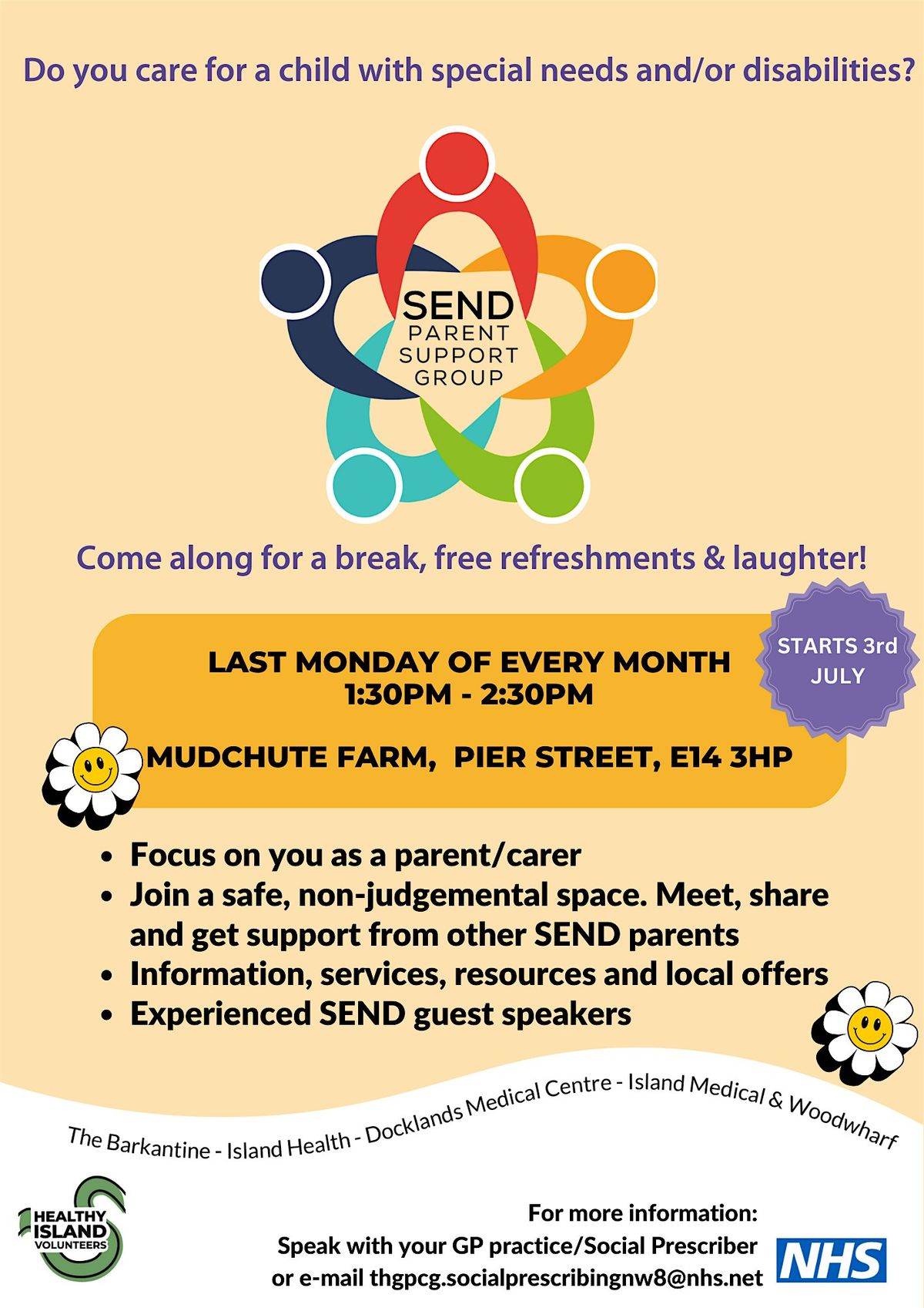 SEND Parent support group, 1 December | Event in London | AllEvents