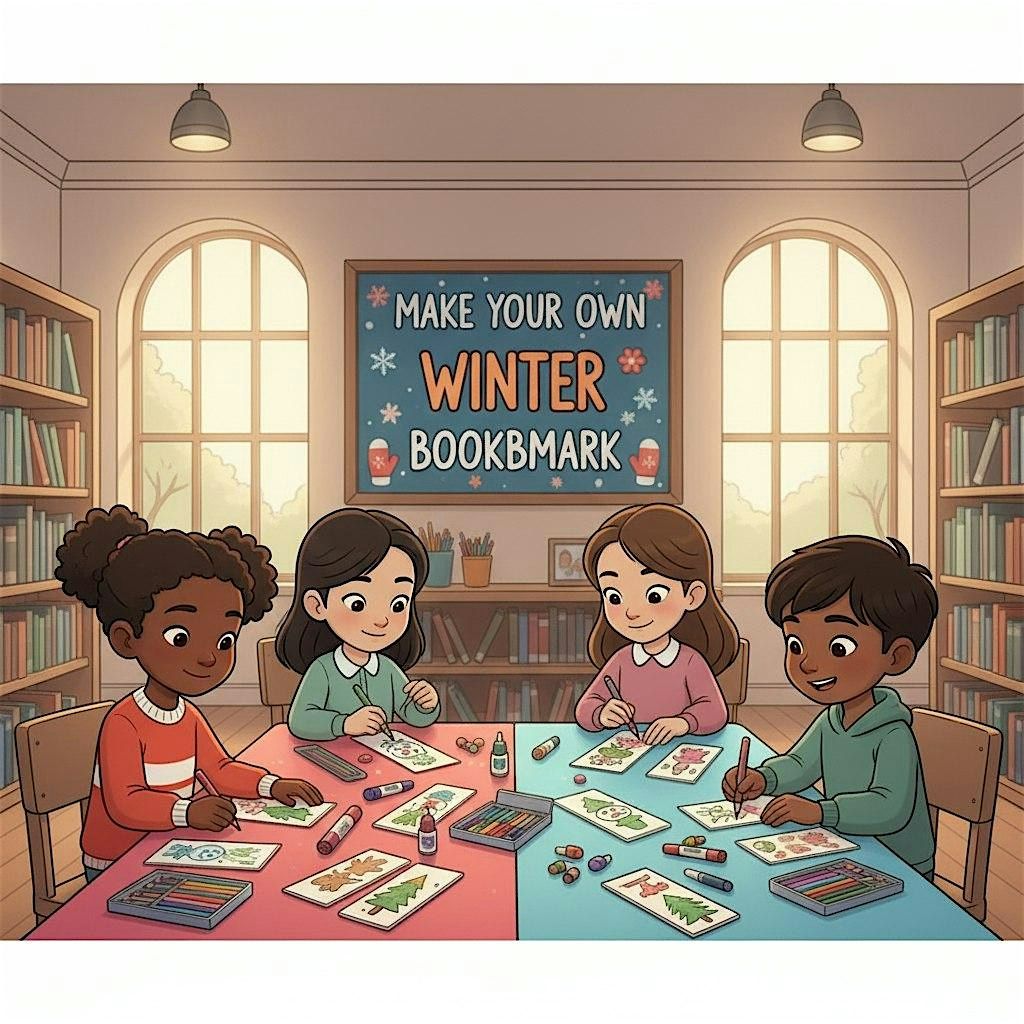 Make and Take: Color Your Own Winter Bookmark, 12 January | Event in Detroit | AllEvents