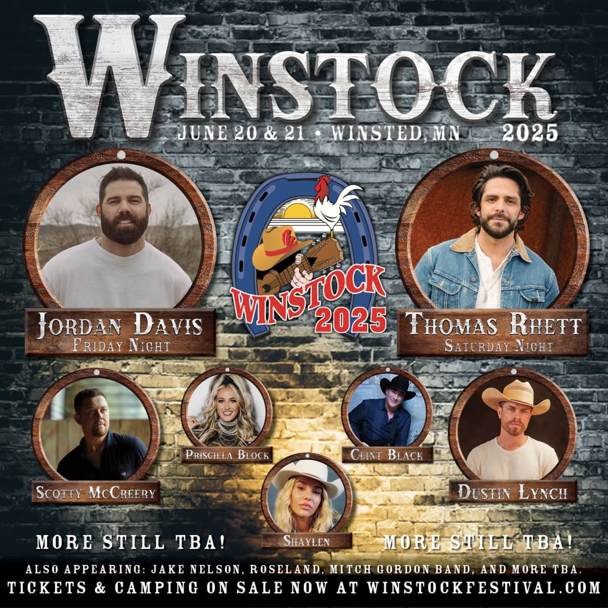 Winstock Country Music Festival: Jordan Davis  Scotty McCreery & Priscilla Block - Friday, 19 June | AllEvents