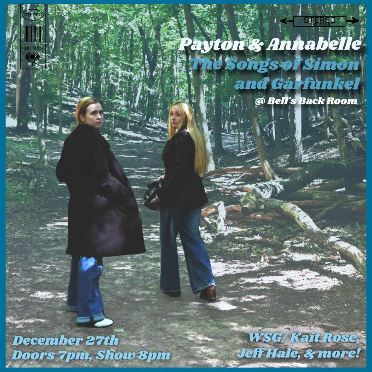 Payton & Annabelle - The Songs of Simon & Garfunkel, 26 December | Event in Kalamazoo | AllEvents