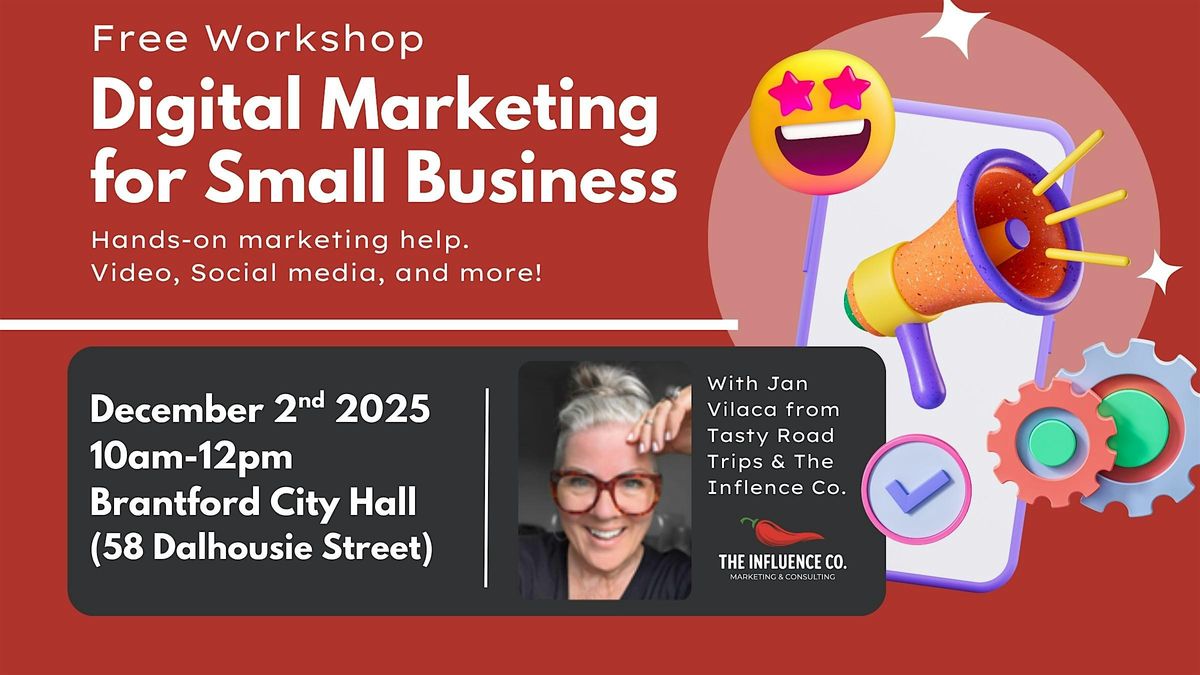 Become a Creator : The Hands-on Digital Marketing Workshop, 2 December | Event in Brantford | AllEvents