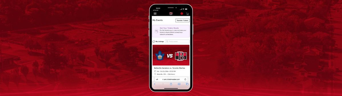 Belleville Senators at Toronto Marlies at Coca-Cola Coliseum, 25 October | Event in Toronto | AllEvents