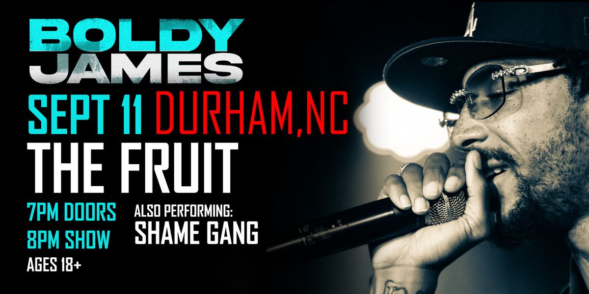 Boldy James in Durham, 11 September | Event in Durham | AllEvents