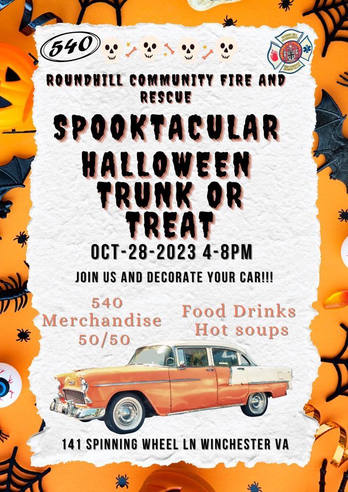 Spooktakular Halloween Trunk or Treat, Round Hill Community Fire and