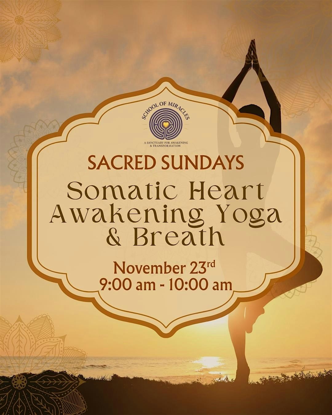 Sacred Sundays - Somatic Heart Awakening Yoga & Breath | Event in Morgantown | AllEvents