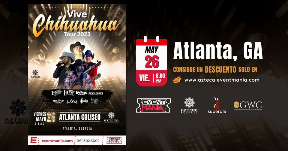 Vive Chihuahua Fest 2023 Atlanta Coliseo Atlanta, Atlanta