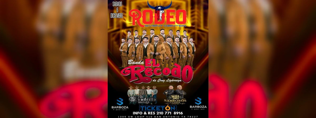 BANDA EL RECODO, LA CUADRILLA NORTEÑA & MAS, 6 December | Event in San Antonio | AllEvents