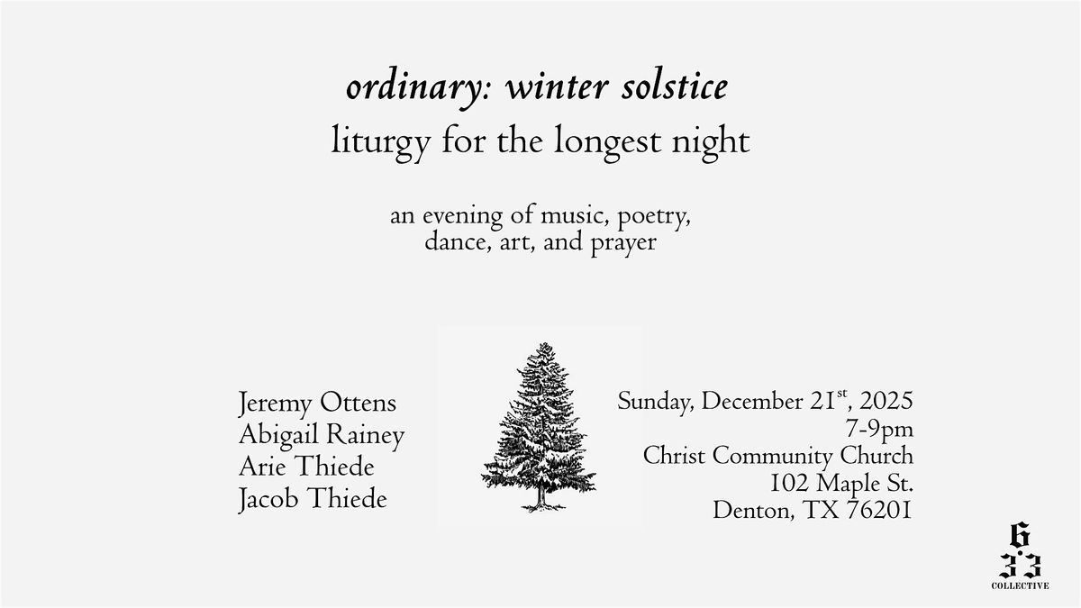 Ordinary: Winter Solstice, 21 December | Event in Denton | AllEvents