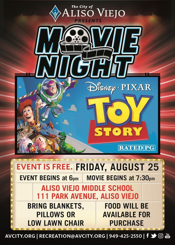 Aliso Viejo Movie Night Toy Story, Aliso Viejo Middle School, 25