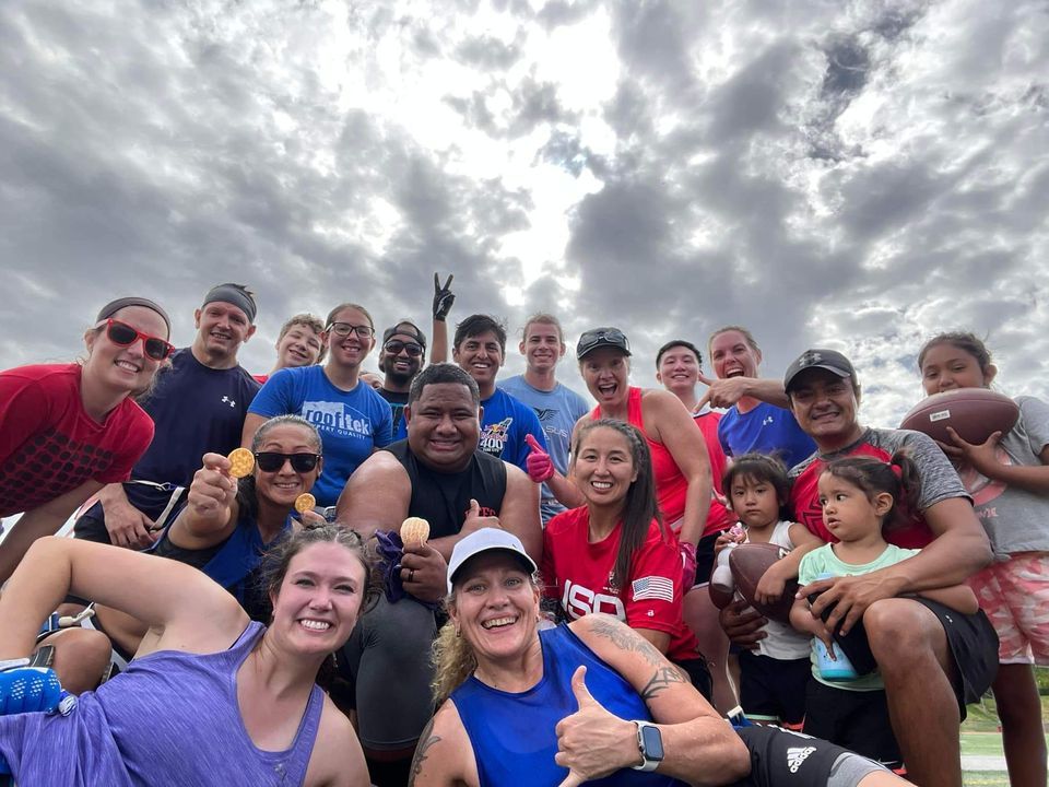 COED Flag Football Pickup Game, East High School Salt Lake City
