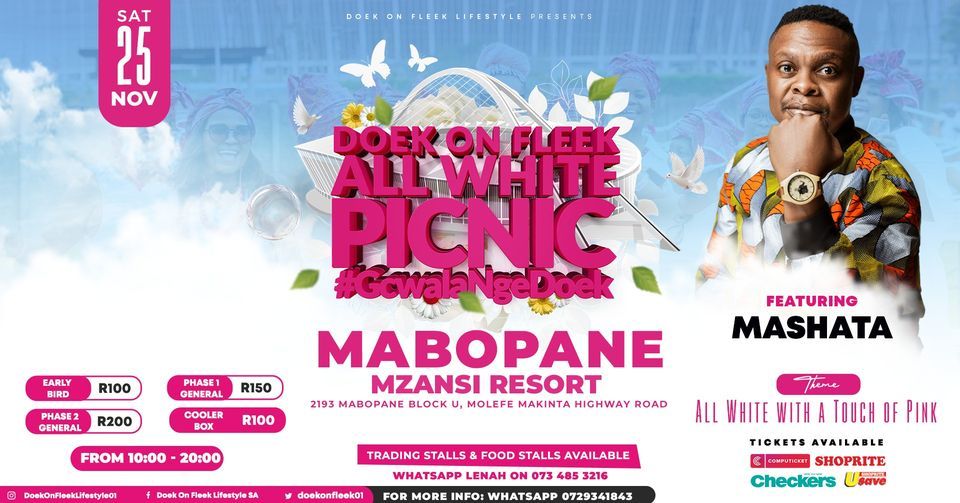 Doek On Fleek All White Womens Picnic Mabopane, 25 November | Event in Centurion | AllEvents.in