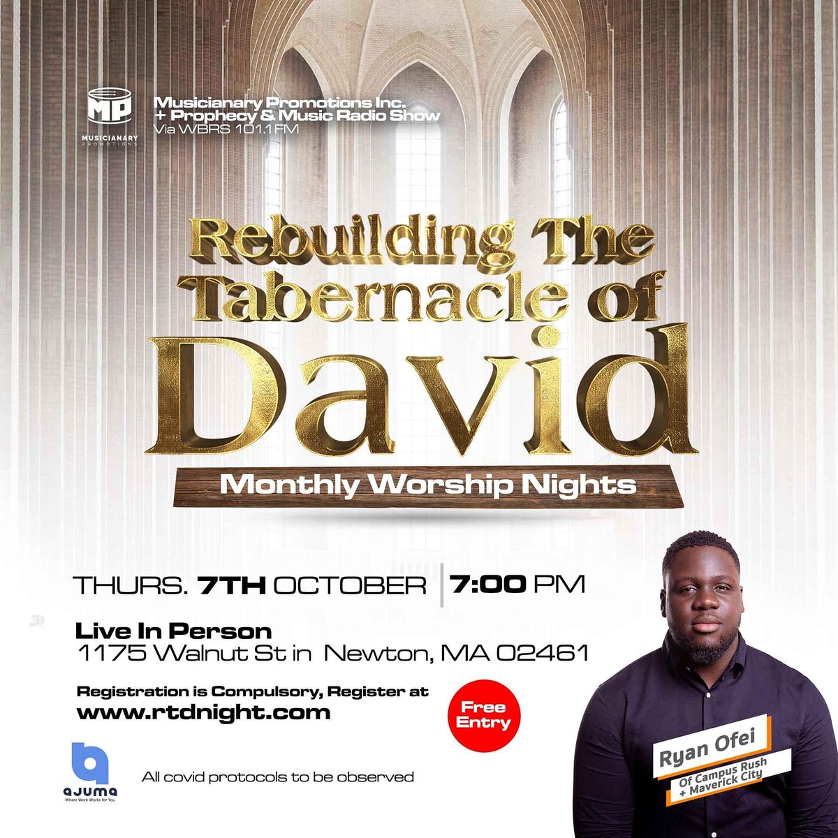 Rebuilding The Tabernacle Of David W Ryan Ofei 1175 Walnut St Newton 